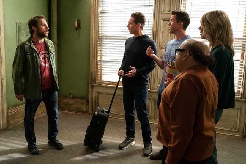 Danny DeVito, Charlie Day, Glenn Howerton, Rob McElhenney, and Kaitlin Olson on ‘It’s Always Sunny i…