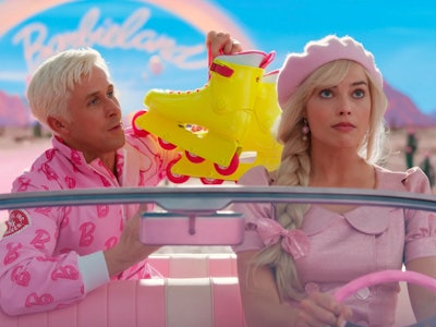 Ryan Gosling as Ken and Margot Robbie as Barbie in 2023's 'Barbie'