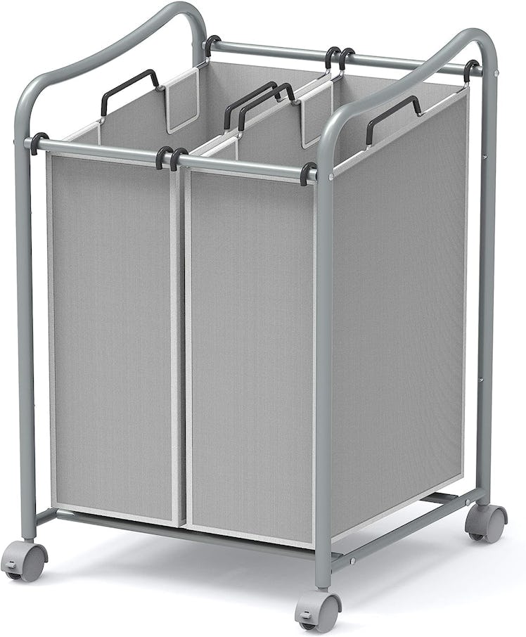 Simple Houseware Rolling Laundry Hamper