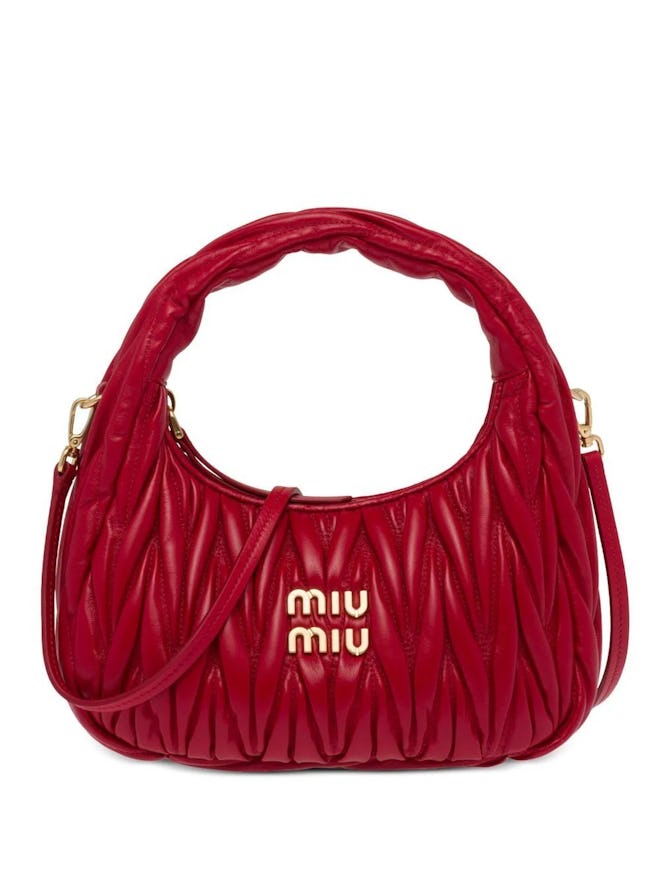 Miu Miu Mini Wander Matelassé Shoulder Bag