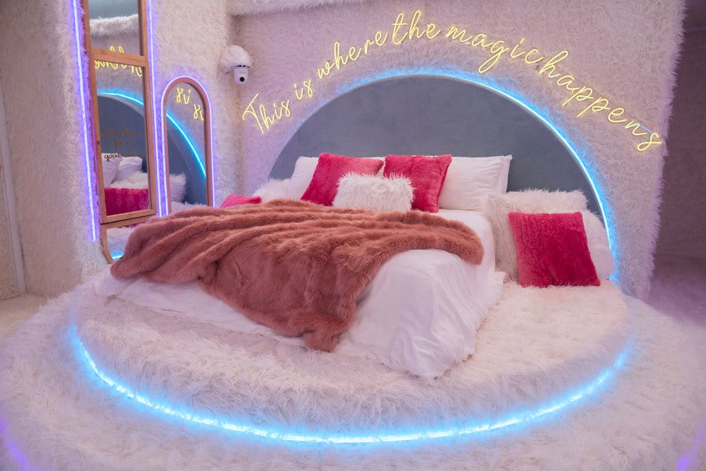 The Hideaway in the &lsquo;Love Island USA&rsquo; Season 5 villa in Fiji, via Peacock&rsquo;s press site