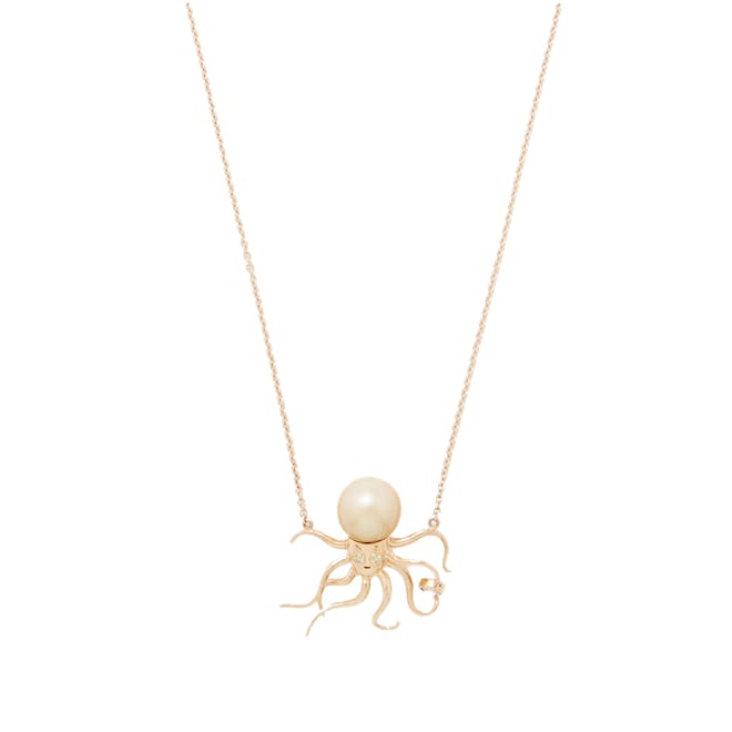 Daniela Villegas Baby Octopus Diamond, Spinel & 18KT Gold Necklace