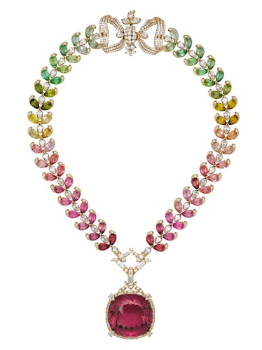 Vivienne Celebration Pendant, Yellow Gold, White Gold, Titanium, Diamonds  and Colored Gemstones - Jewelry - Categories