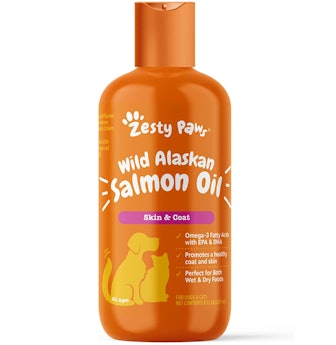 Zesty Paws Pure Wild Alaskan Salmon Oil for Dogs & Cats 