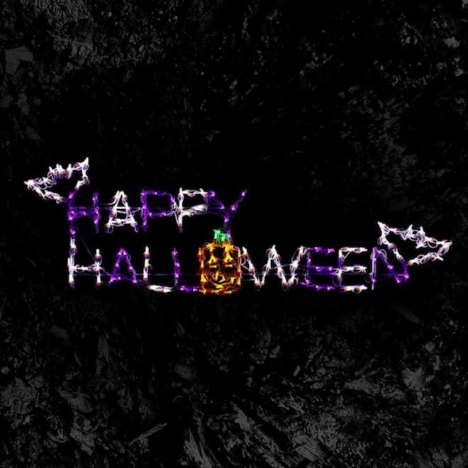 Holidynamics 57" LED Happy Halloween Sign Halloween Yard Decoration