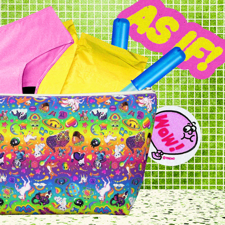 How to prepare you kid for getting their period at school. How to prep a period pack.