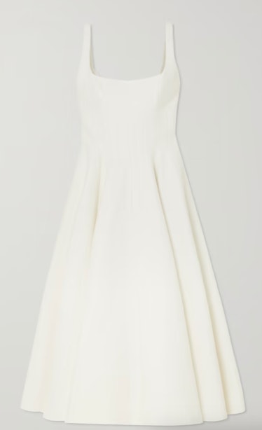 midi dress white 