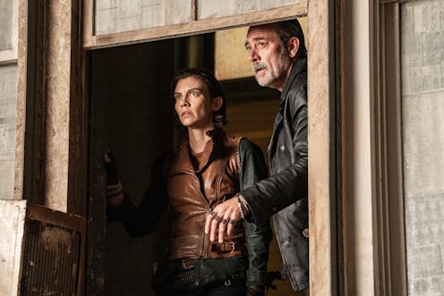 Lauren Cohan and Jeffrey Dean Morgan on 'The Walking Dead: Dead City.' Photo via AMC