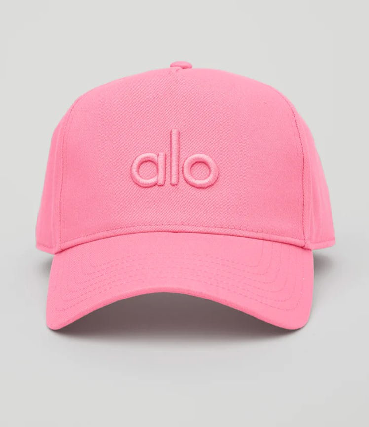 pink baseball hat 