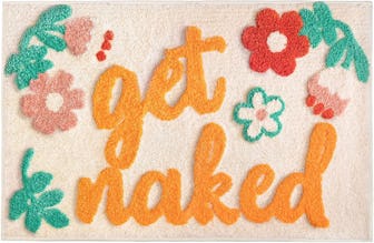 UIOIU Get Naked Bath Mat