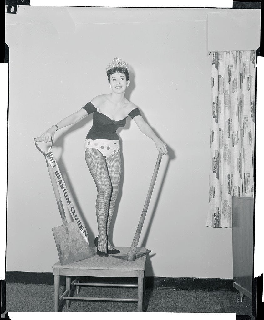 Pretty Brooke Robin, chosen January 22nd as National Uranium Queen by the Mineral Corporation of Ame&hellip;