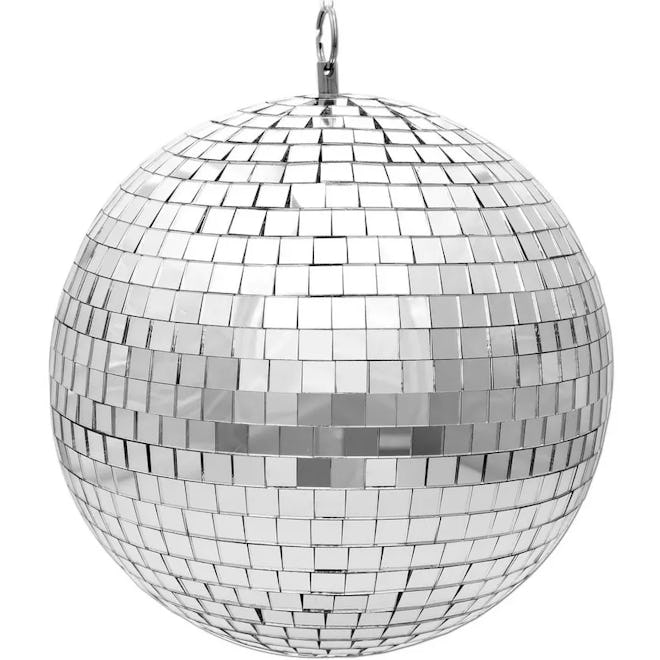 Plastic disco ball, the perfect addition to 70s birthday party decorations