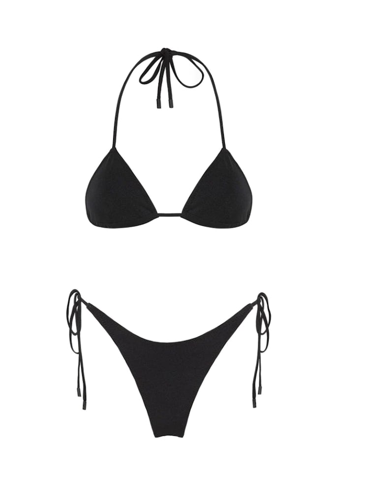 black bikini set