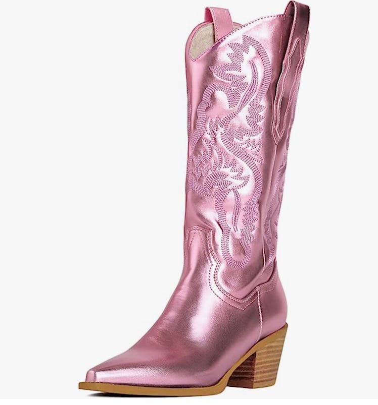 pink cowboy boots