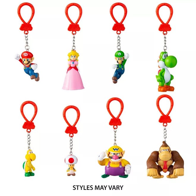 Mario character keychains would make cute Mario birthday party favors.
