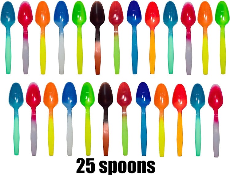 Detailer's Garage Color Changing Reusable Spoons (25-Pack)