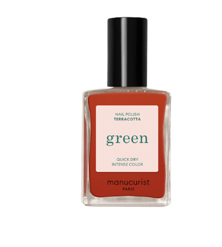 Manucurist Paris Green Natural Nail Polish inTerracotta