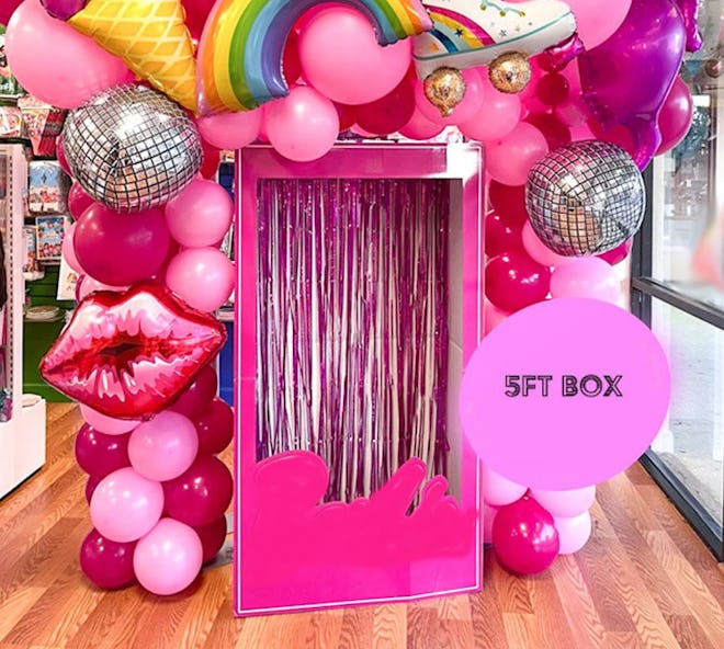 Barbie box photo prop, the perfect addition to barbie birthday party decorations
