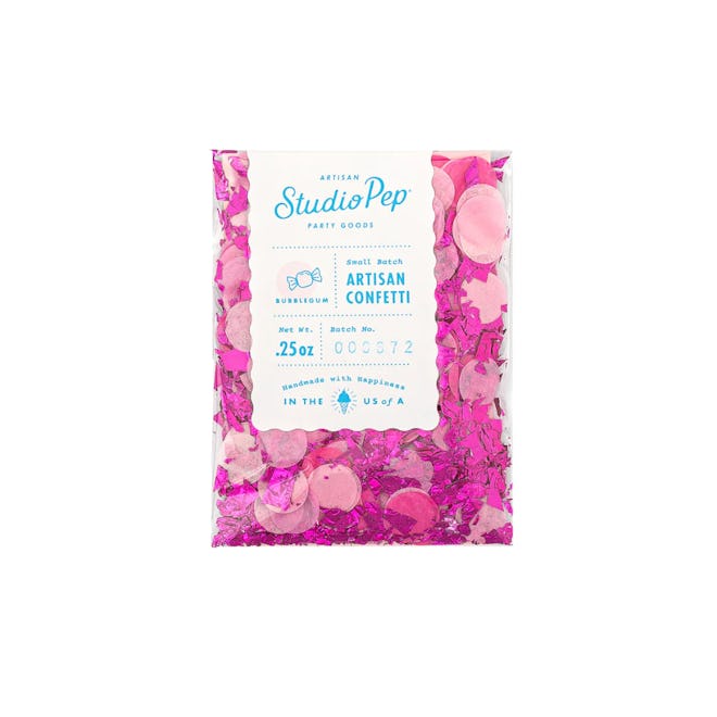 Studio Pop Bubblegum Pink Confetti Pack, a perfect addition to barbie birthday party decorations.