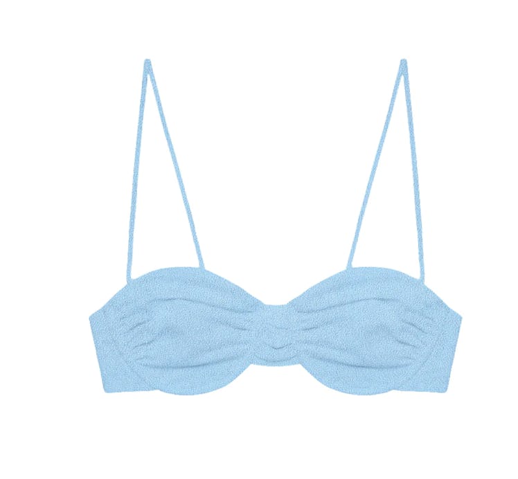 blue bikini top 
