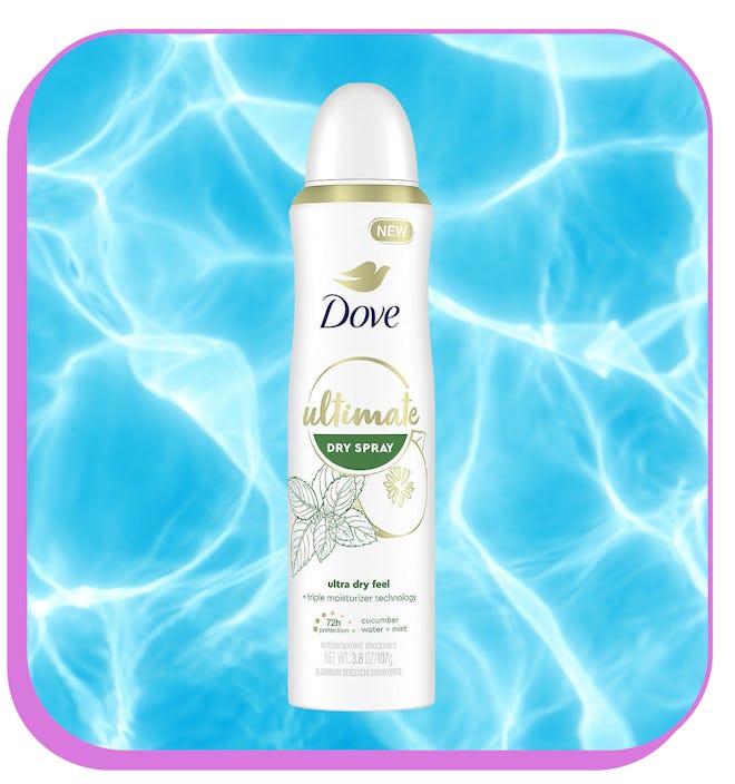 Dove Ultimate 72-Hour Antiperspirant & Deodorant Dry Spray, Cucumber Water & Mint