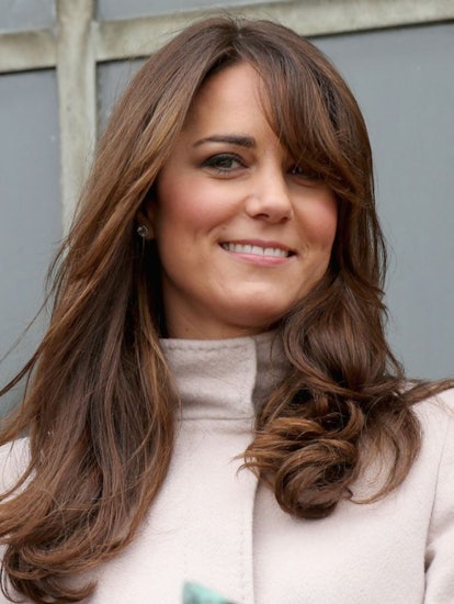 Kate Middleton long side-bangs