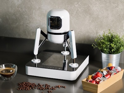 LG coffee maker inspired by Apollo 11