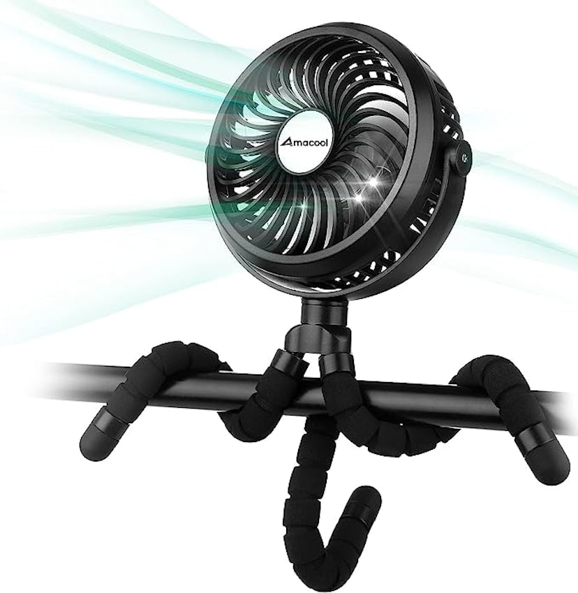 AMACOOL Battery Operated Stroller Fan