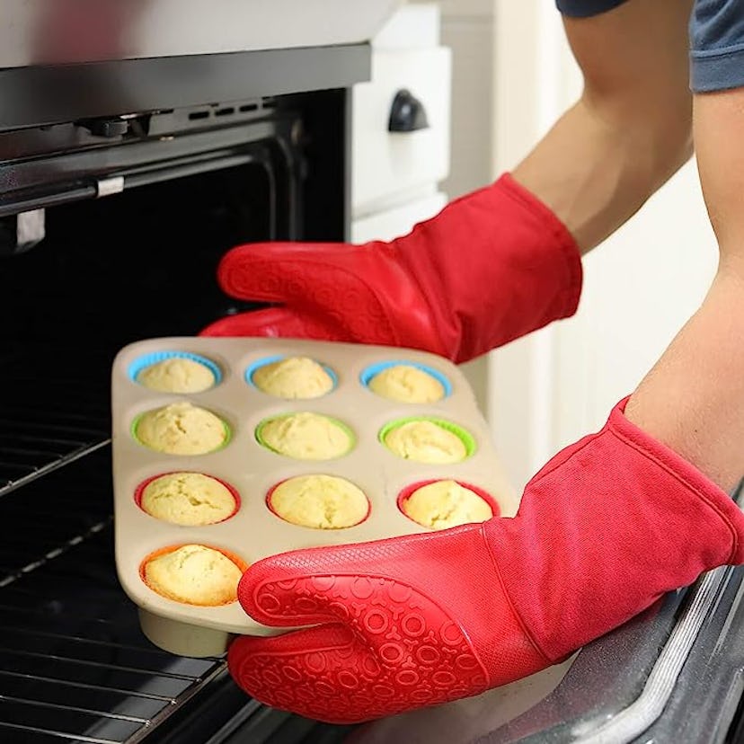 HOMWE Professional Silicone Oven Mitt