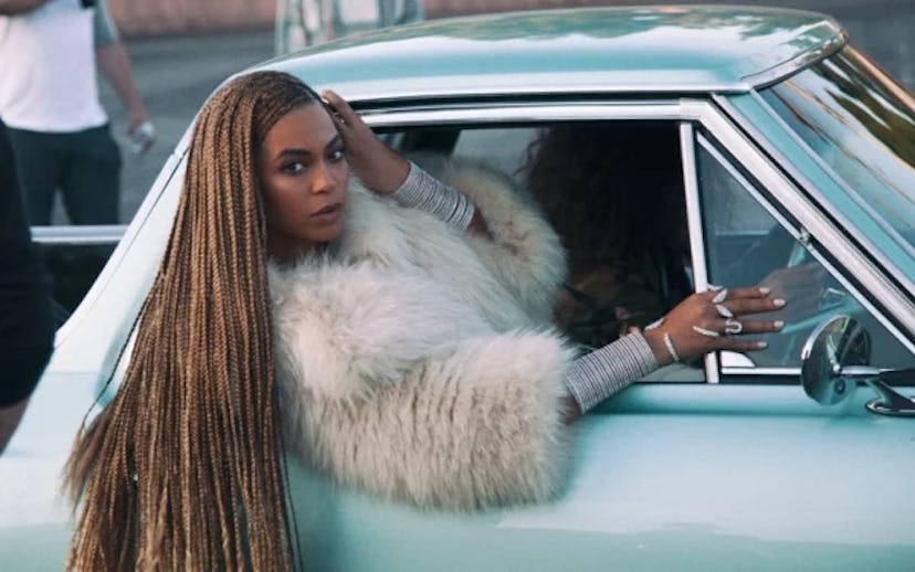 Beyonce lemonade braids in formation music video still