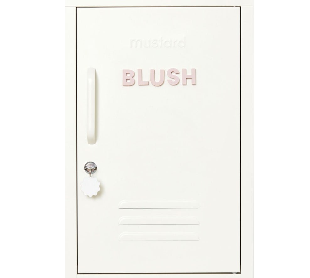 Alphabet Magnets in Blush by Wordbits (Set of 60)