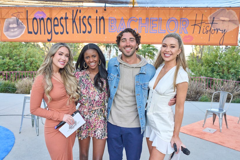Rachel Recchia, Charity Lawson, Joey Graziadei, and Gabby Windey on ‘The Bachelorette.’ Photo via AB…