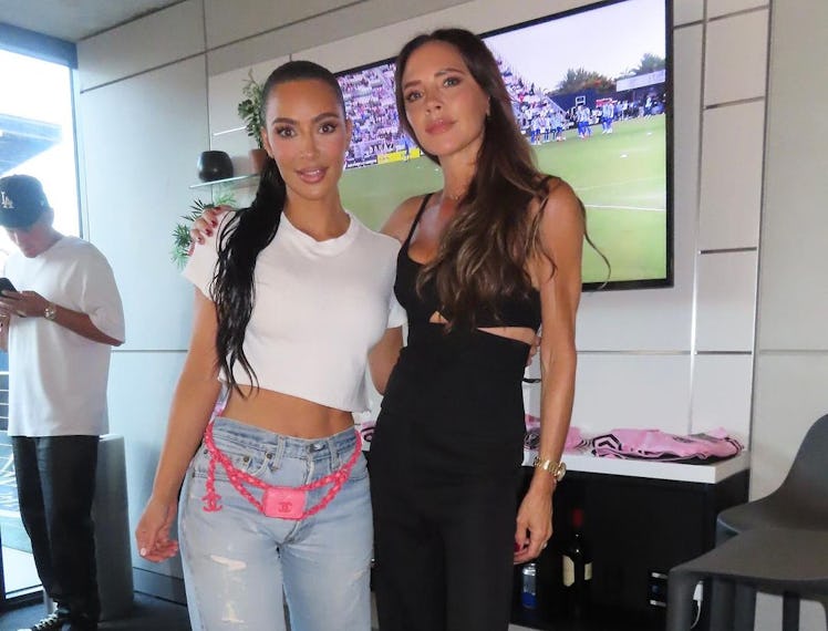 Kim KArdashian and Victoria Beckham.