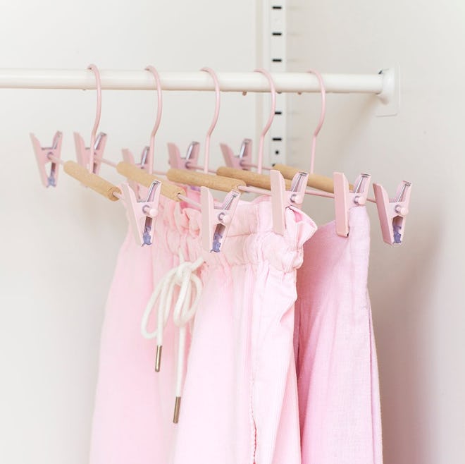 Clip Hangers in Blush (Set of 10)