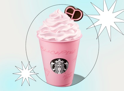Starbucks' BLACKPINK Strawberry Frappuccino Is A Barbenheimer Sip