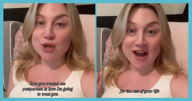 A TikTok mom is going viral for being honest about how she was treated after she had a baby, and how...