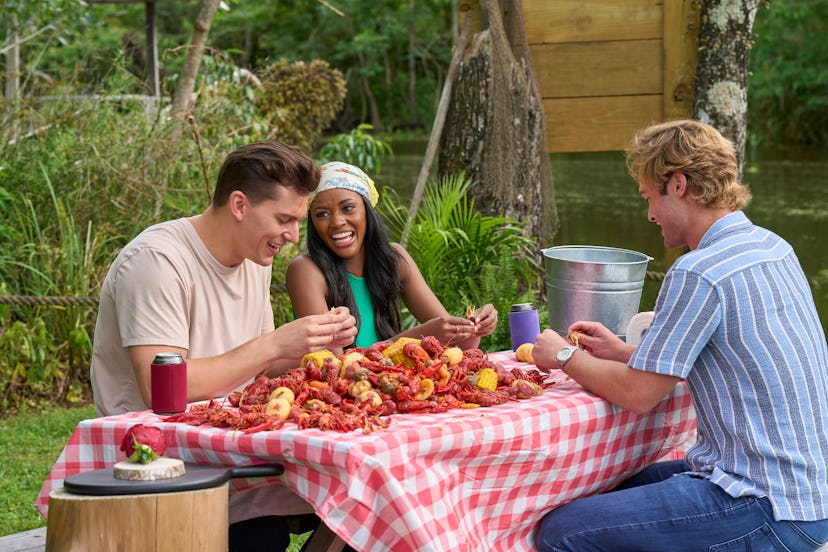 Tanner, Charity, and Sean on ‘The Bachelorette.’ Photo via ABC