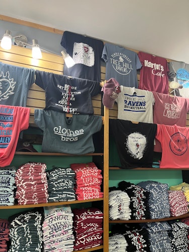 A photo of the One Tree Hill merch at Krazy Mike’s in Wilmington, North Carolina.