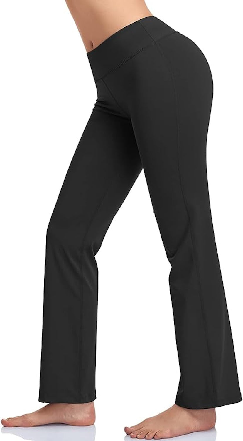 HISKYWIN 4 Way Stretch Yoga Pants