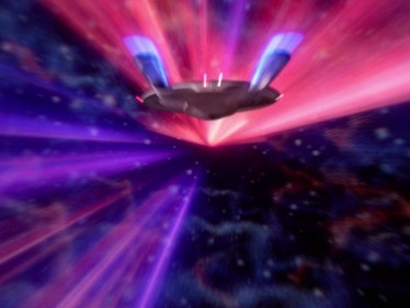 The Enterprise-D goes waaaay too fast.