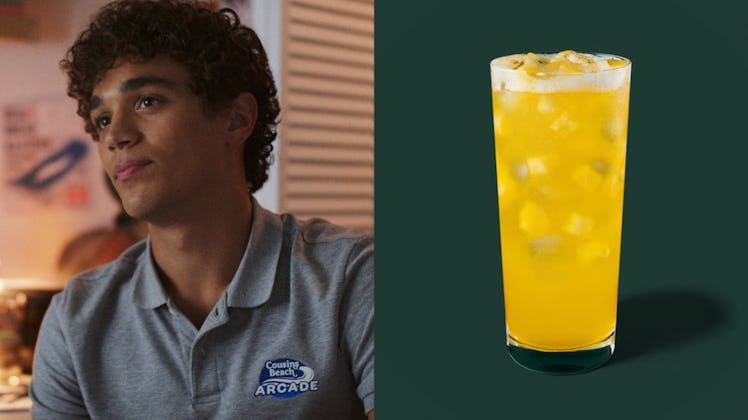 Cam Cameron from 'The Summer I Turned Pretty' would order a pineapple lemonade refresher from Starbu...