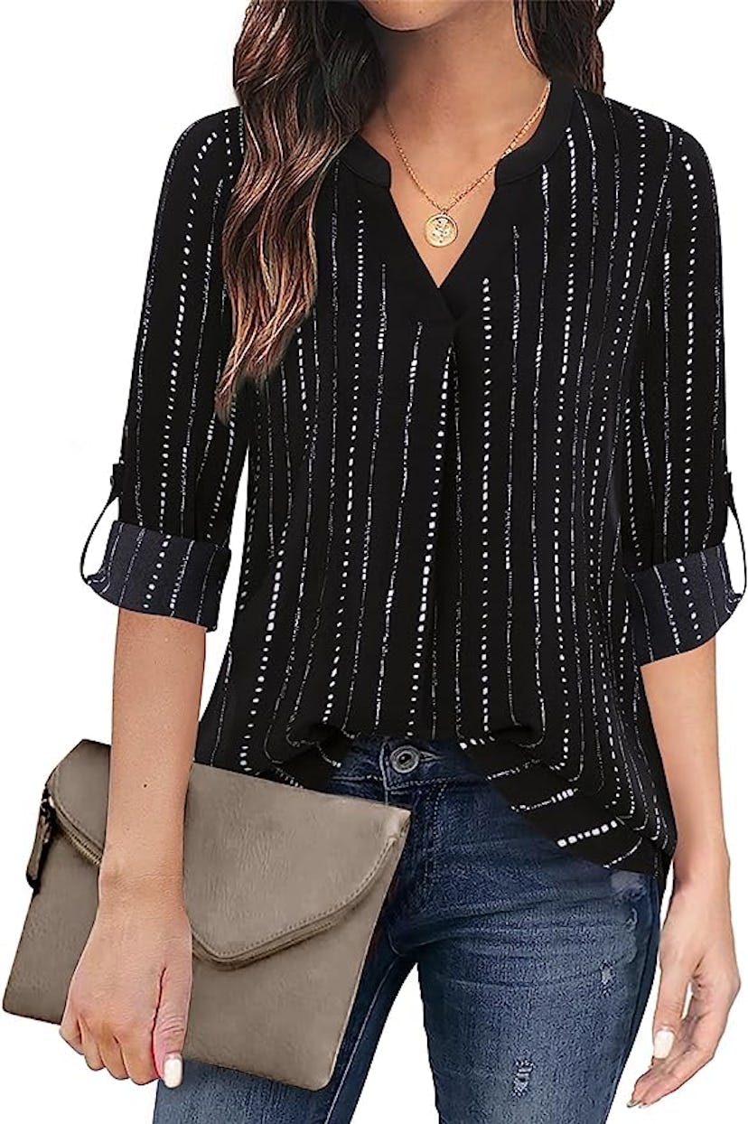 Timeson V Neck Blouse