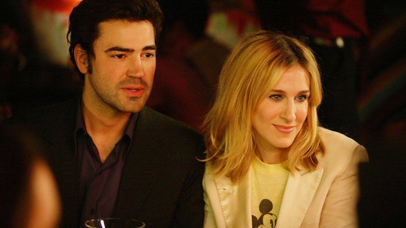 Jack Berger (Ron Livingston) and Carrie Bradshaw (Sarah Jessica Parker) in ‘Sex and the City’ Season…