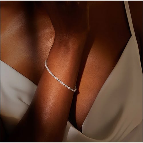 Olivia Round Brilliant Lab Diamond Tennis Bracelet