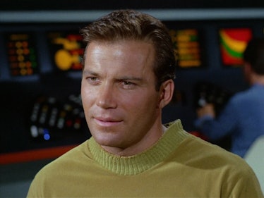 Kirk in "Where No Man Has Gone Before."