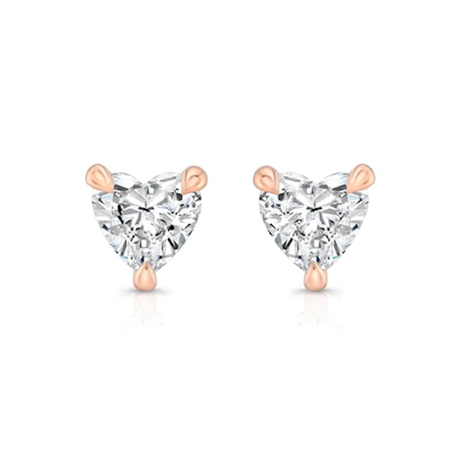 Eve Heart Lab Diamond Studs