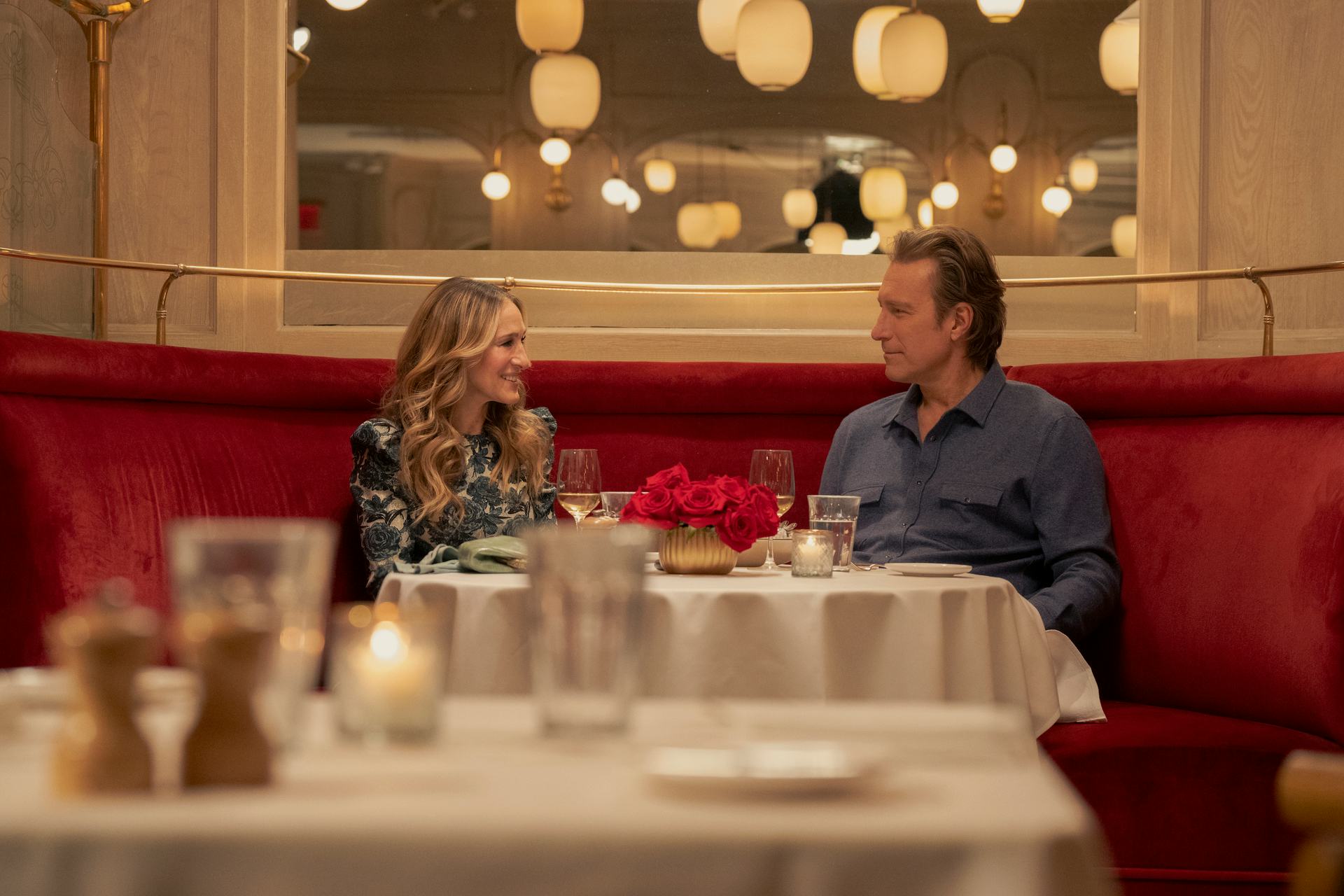 Carrie Bradshaw (Sarah Jessica Parker) and Aidan Shaw (John Corbett) in &lsquo;And Just Like That&rsquo; Season &hellip;