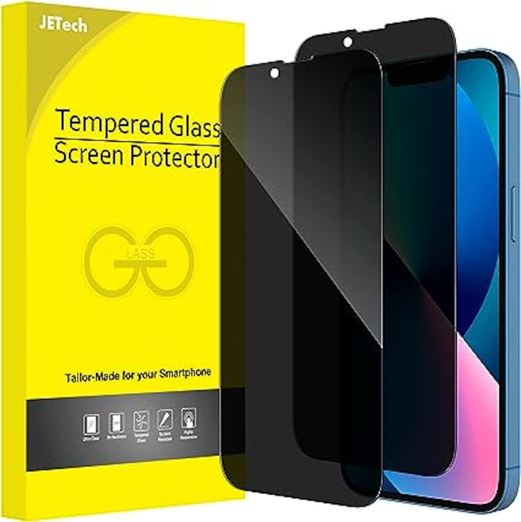 JETech Full Coverage Screen Protector For iPhone 