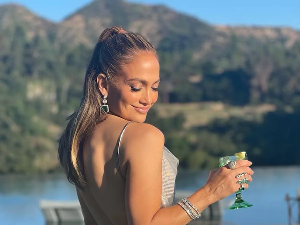 Jennifer Lopez's Backless Mesh Dress Is the Perfect Birthday Look Jennifer Lopez's Backless Mesh Dress Is the Perfect Birthday Look