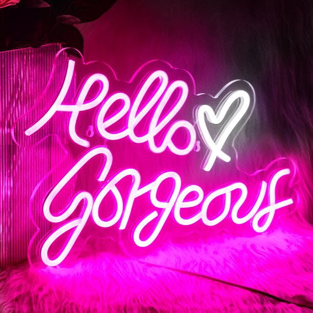 Wanxing Hello Gorgeous LED Neon Light Sign